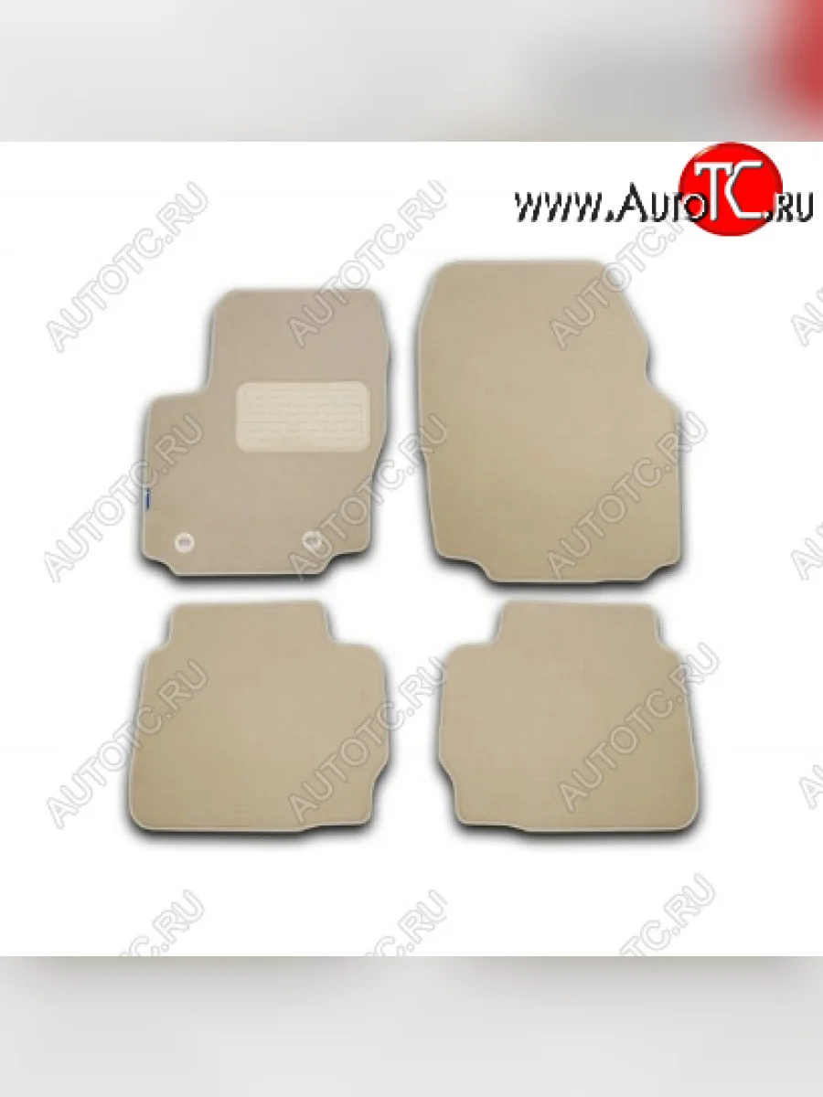 Комплект ковриков в салон (текстиль, бежевые) Element Audi A8 D3 дорестайлинг (2002-2005)  в Керчи Республика Крым