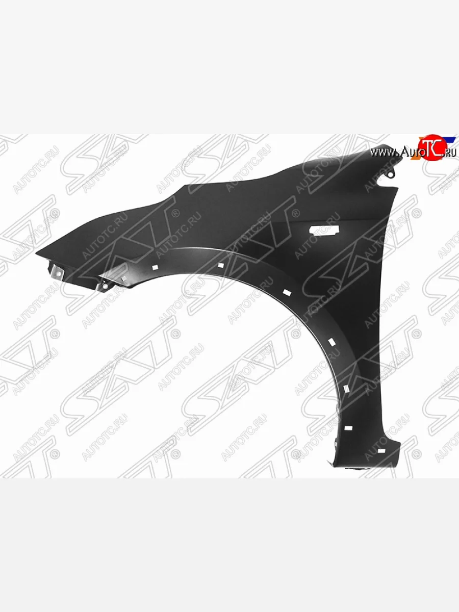 Левое переднее крыло (с отверстиями под поворотник и расширитель) SAT KIA Rio X-line (2017-2021) (неокрашенное)  в Перми Пермском крае