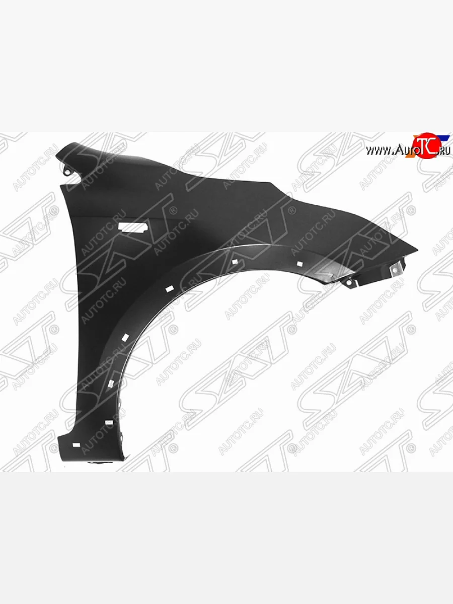 Правое переднее крыло (с отверстиями под поворотник и расширитель) SAT KIA Rio X-line (2017-2021) (неокрашенное)  в Перми Пермском крае