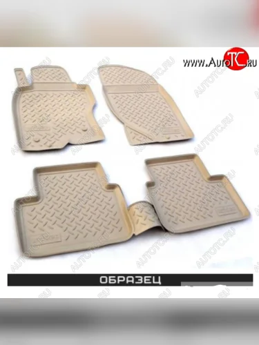 Комплект ковриков в салон (полиуретан, бежевые) Element BMW 1 серия  E87 (2004-2011) хэтчбэк 5 дв. дорестайлинг, хэтчбэк 5 дв. рестайлинг