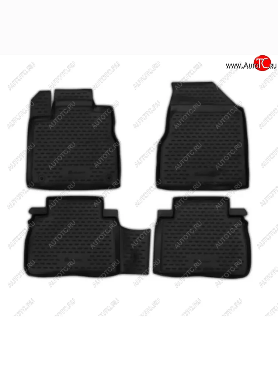 Комплект ковриков в салон (полиуретан, чёрные) Element BYD F3 седан (2015-2018)  с доставкой в г. Керчь