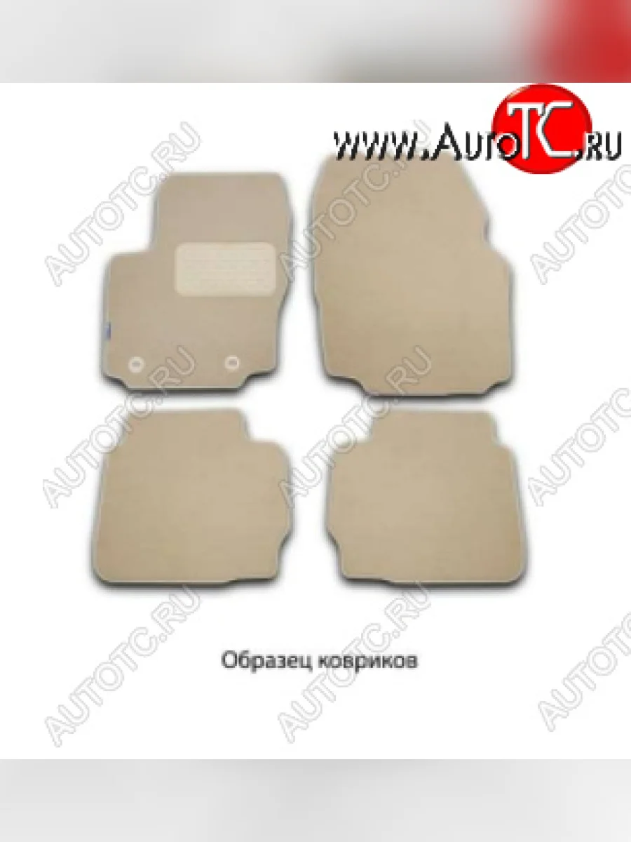 Комплект ковриков в салон (текстиль, бежевые) Autofamily Cadillac Escalade GMT926 джип 5 дв. короткая база (2006-2014)  с доставкой в г. Пермь