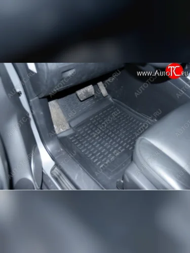 Комплект ковриков в салон (полиуретан, серые) Element Chevrolet Captiva  дорестайлинг (2006-2011)