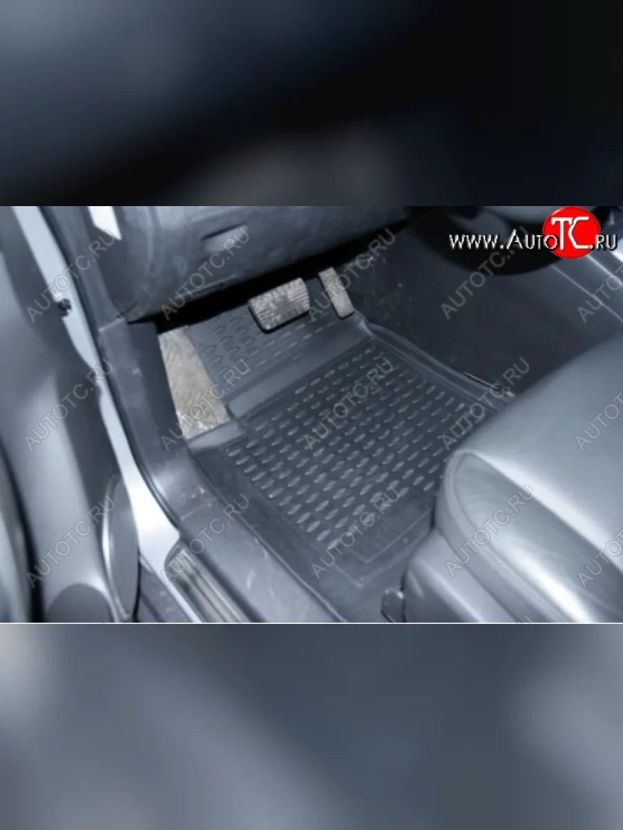 Комплект ковриков в салон (полиуретан, серые) Element Chevrolet Captiva  дорестайлинг (2006-2011)  с доставкой в г. Пермь