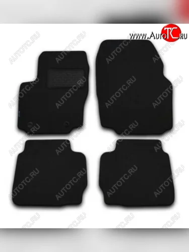 Комплект ковриков в салон (текстиль, чёрные) Autofamily Chevrolet Captiva 1-ый рестайлинг (2011-2013)