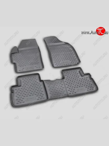 Коврики в салон DAEWOO Matiz 2005-, 4 шт. (полиуретан) Деу Матиз Daewoo Matiz M200 дорестайлинг (2005-2007)