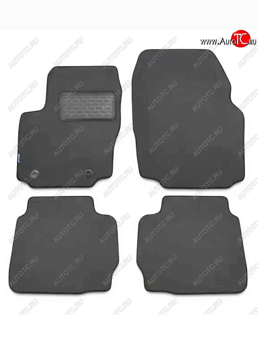 Комплект ковриков в салон (текстиль, серые) Autofamily  Hyundai Elantra (2003-2010) XD2  в Самаре Самарской области