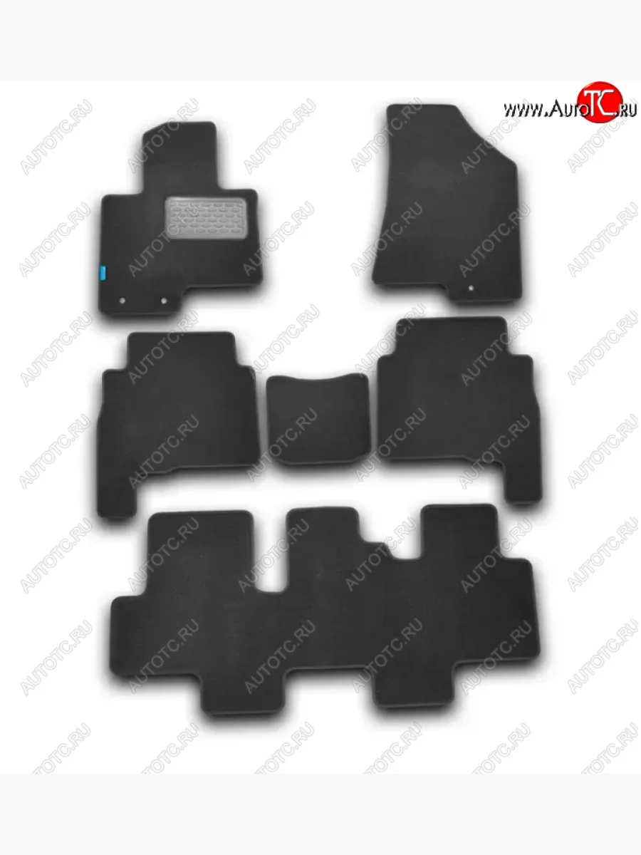 Комплект ковриков в салон (текстиль, чёрные) Autofamily INFINITI QX56 Z62 (2010-2013)  в Перми Пермском крае