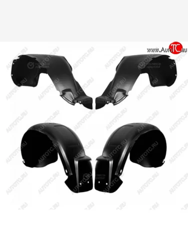 Комплект подкрылков (передние и задние, 4 штуки, с шумоизоляцией) TOTEM Лада ВАЗ 2123 (Нива Шевроле) 1 рестайлинг (2009-2020)