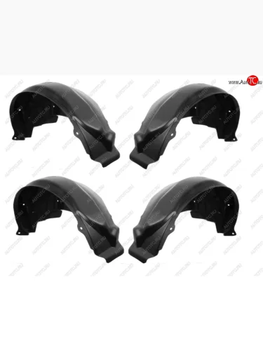 Комплект подкрылков (передние и задние, 4 штуки, с шумоизоляцией) TOTEM Mitsubishi Eclipse Cross GK дорестайлинг (2017-2021)