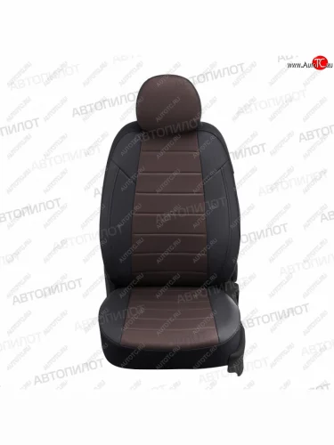 Чехлы сидений (экокожа, 40/60) Автопилот (шоколад) Volkswagen Polo Mk4 9N1 хэтчбэк 5 дв. дорестайлинг (2001-2005)