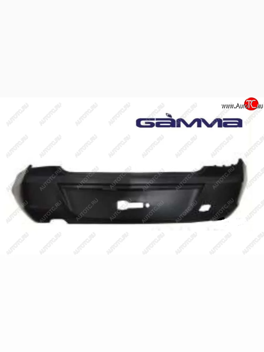 Бампер задний GAMMA Chevrolet Cobalt седан 1-ый рестайлинг (2016-2019) (Неокрашенный)  с доставкой в г. Керчь