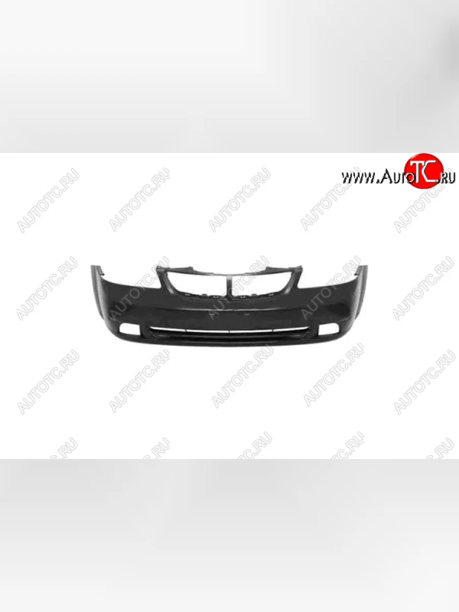 Бампер передний (с отверстиями под ПТФ) GAMMA Chevrolet Lacetti хэтчбек (2002-2013) (Неокрашенный)  с доставкой в г. Пермь