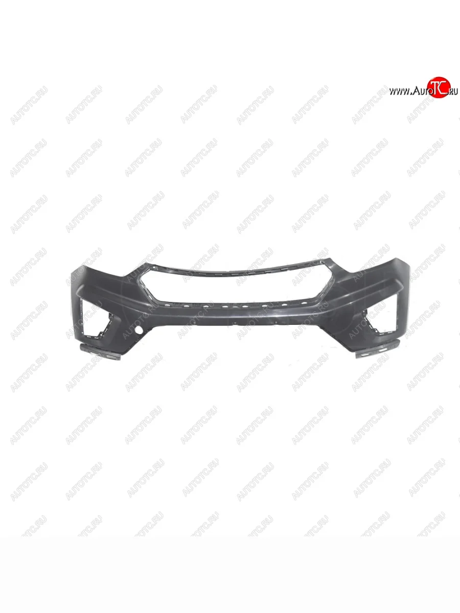 Бампер передний (верхняя часть) GAMMA Hyundai Creta GS рестайлинг (2019-2021) (Неокрашенный)  в Перми Пермском крае