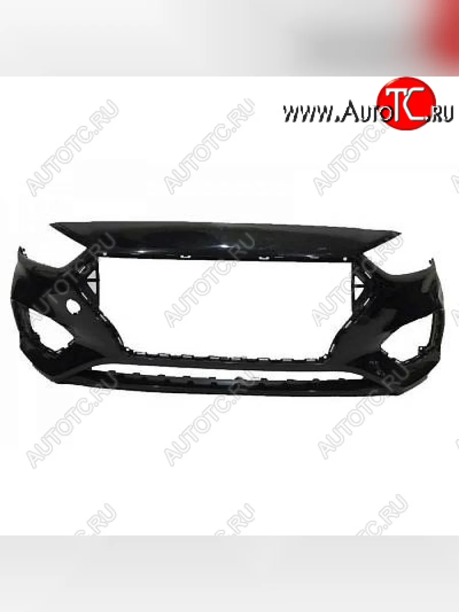 Бампер передний GAMMA Hyundai Solaris HCR седан дорестайлинг (2017-2020) (Неокрашенный)  в Самаре Самарской области