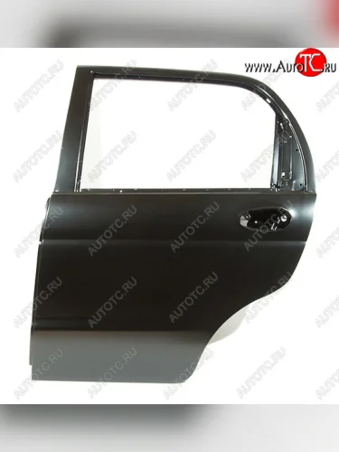 Левая дверь задняя (без молдинга) GAMMA Daewoo Matiz  M150 (2000-2016) рестайлинг