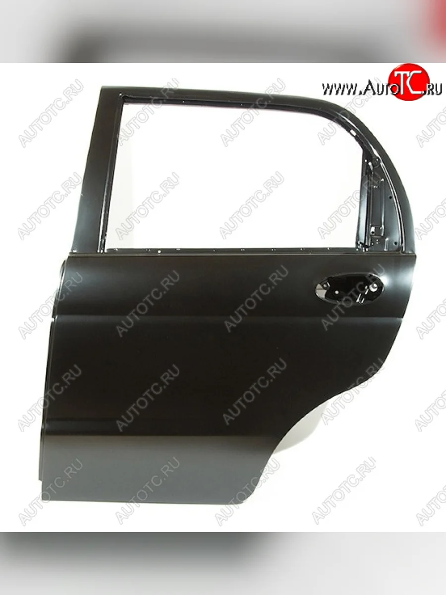Левая дверь задняя (без молдинга) GAMMA Daewoo Matiz M150 рестайлинг (2000-2016) (Неокрашенная)  в Керчи Республика Крым
