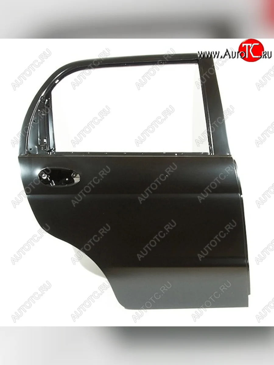 Правая дверь задняя (без молдинга) GAMMA Daewoo Matiz M150 рестайлинг (2000-2016) (Неокрашенная)  в Самаре Самарской области