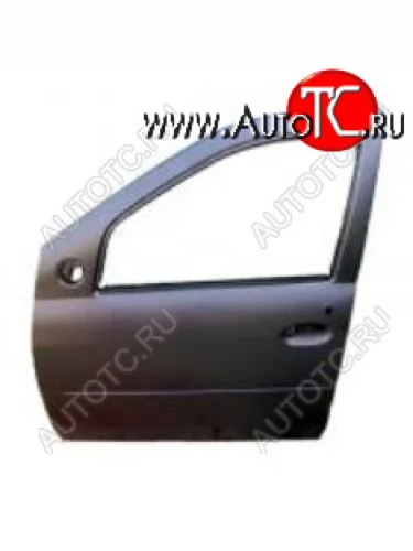 Левая дверь передняя (без отверстия под молдинг) GAMMA Renault Logan  1 (2004-2016) дорестайлинг, рестайлинг