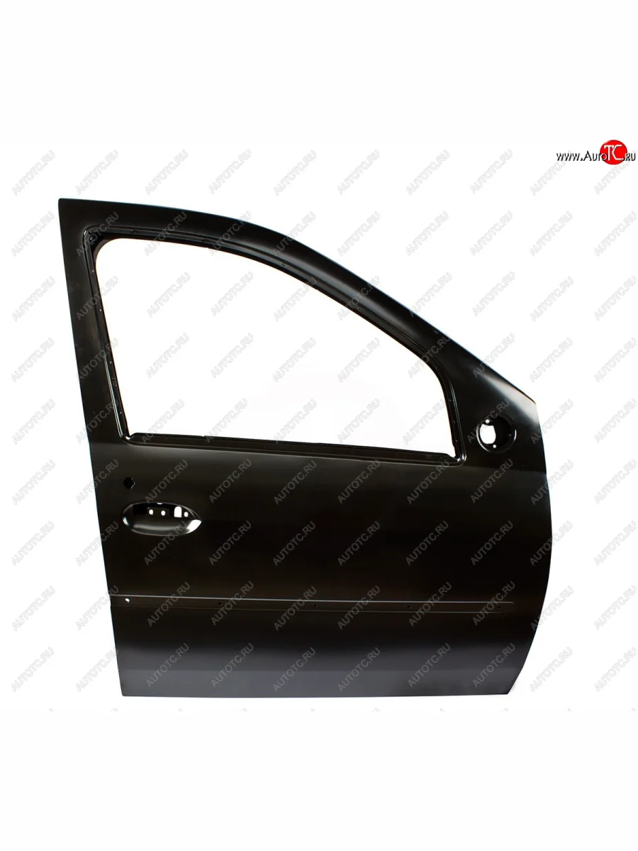 Правая дверь передняя (без отверстия под молдинг) GAMMA Renault Logan 1 дорестайлинг (2004-2010) (Неокрашенная)  в Перми Пермском крае