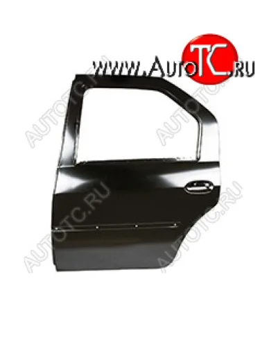 Левая дверь задняя (с отверстием под узкий молдинг) GAMMA Renault Logan  1 (2004-2016) дорестайлинг, рестайлинг