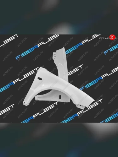 Переднее правое крыло (стеклопластик) Fiberplast (с отверстием под повторитель) Volkswagen Passat  B5.5 (2000-2005) универсал рестайлинг