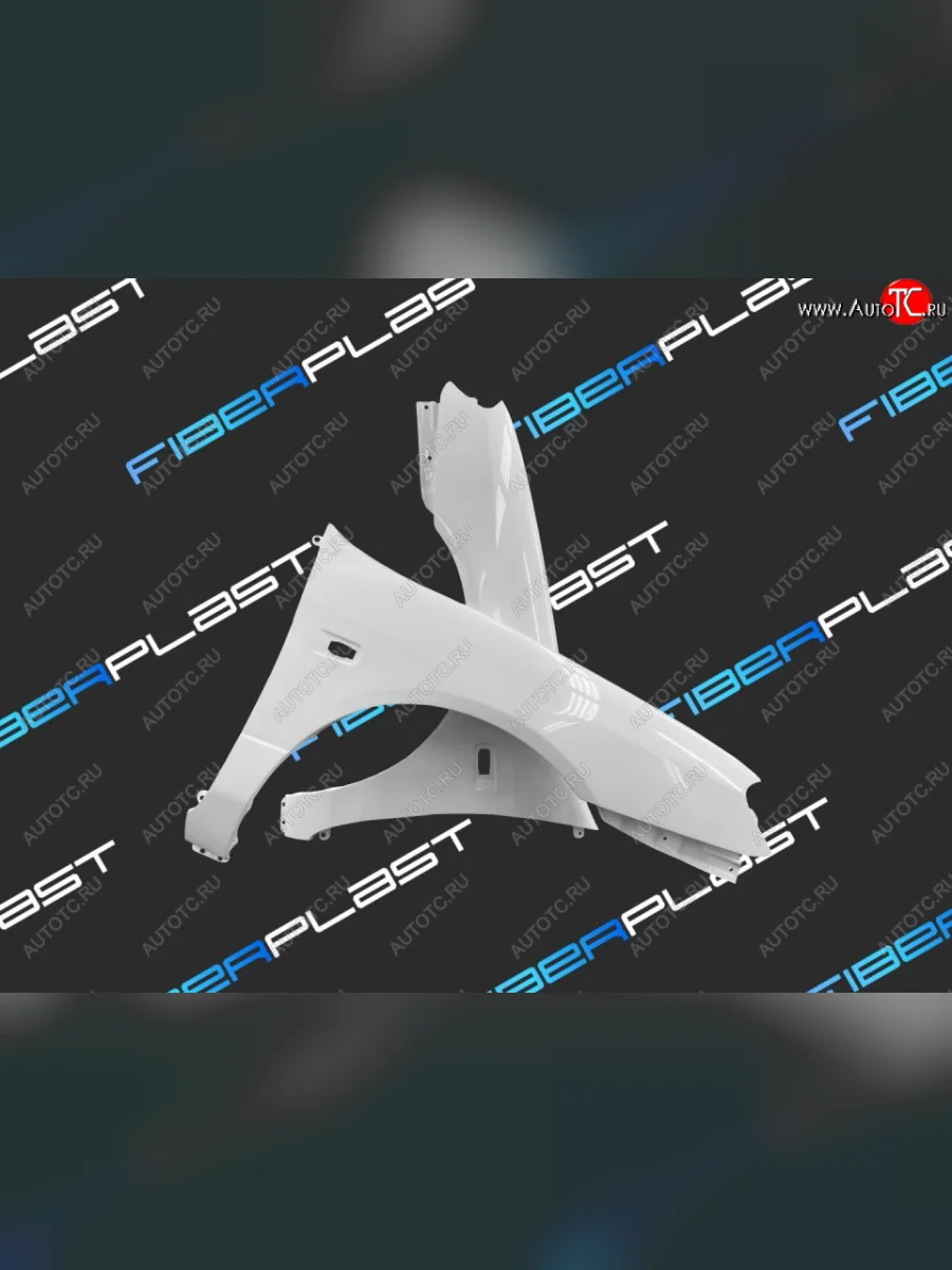 Переднее правое крыло (стеклопластик) Fiberplast  Nissan Primera (1999-2003) 2 P11  с доставкой в г. Керчь