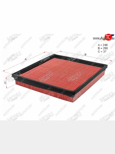 Фильтр воздушный HOSU INFINITI QX56  JA60 (2004-2010), Jeep Grand Cherokee  WJ (1998-2005), Nissan Pathfinder  R51 (2004-2014)