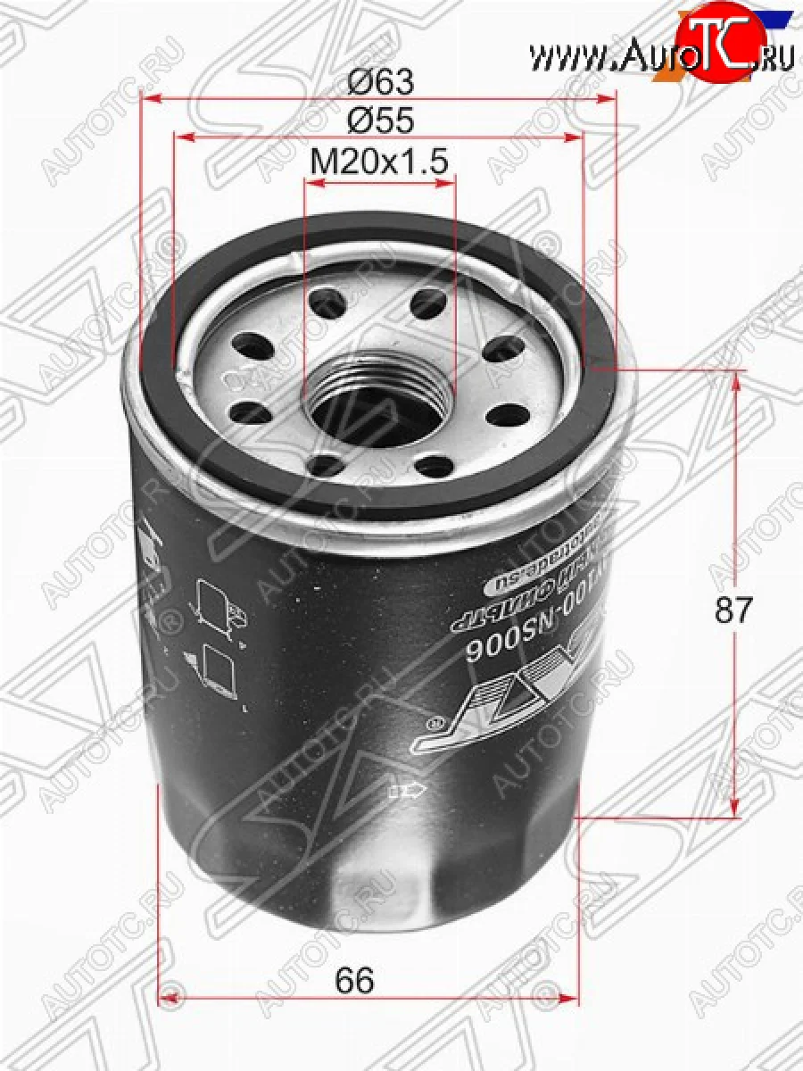 Масляный фильтр (VK#, VQ30DE,VG33E,TB#, VH41DE) SAT INFINITI QX56 JA60 дорестайлинг (2004-2007)  с доставкой в г. Керчь