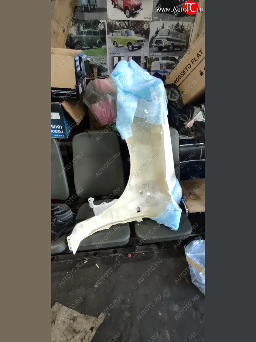 Переднее правое крыло (стеклопластик, EU) Fiberplast  Mitsubishi Lancer (2003-2009) 9 CS  с доставкой в г. Керчь