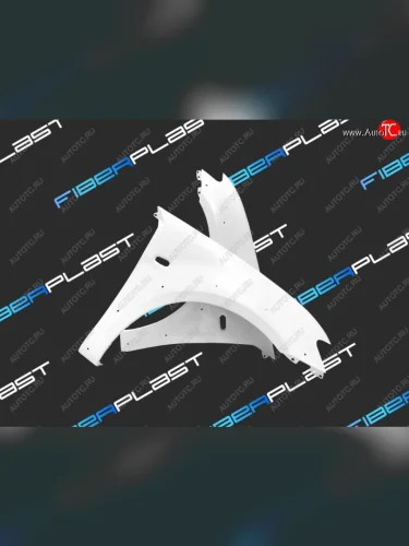 Переднее правое крыло (стеклопластик) Fiberplast Mitsubishi Pajero Sport  PB (2008-2013) дорестайлинг