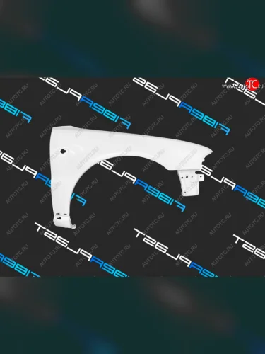 Переднее правое крыло Fiberplast (под овальный повторитель) Audi A4 ( B5 8D2 седан,  B5 8D5 универсал) (1994-1998) дорестайлинг, 1-ый рестайлинг