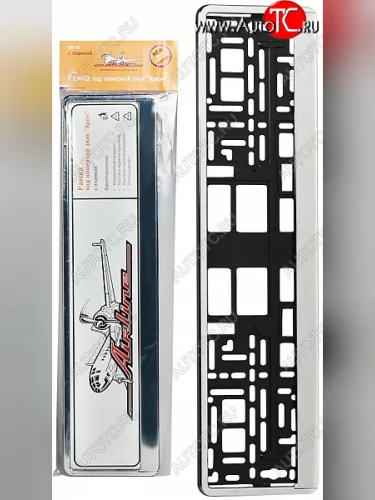 Рамка под гос.номер (с запорной планкой) AIRLINE Fiat Scudo (2007-2016) Рамка под гос.номер (с запорной планкой) AIRLINE Fiat Scudo (2007-2016)