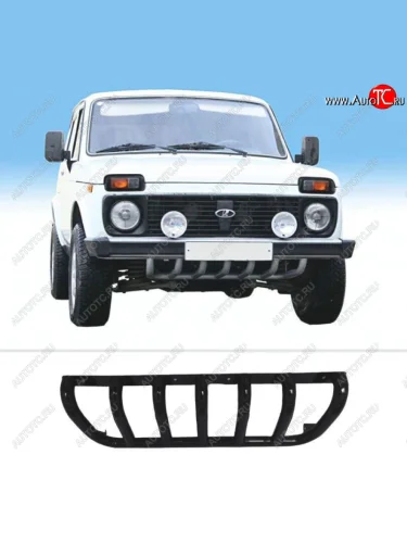 Защита картера двигателя (из труб) Техно Сфера Лада ВАЗ Нива 4х4  2121 - нива 4х4 ( 2131,  2121-80,  2121 Бронто,  2121)