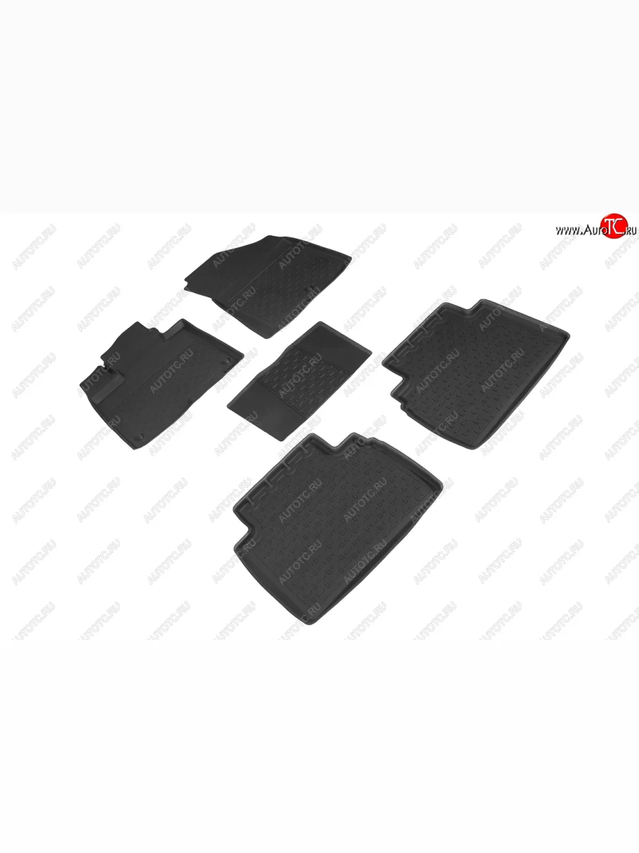 Коврики в салон (высокий борт) SeiNtex  KIA Sportage (2021-2025) 5 NQ5 (Чёрный)  в Самаре Самарской области