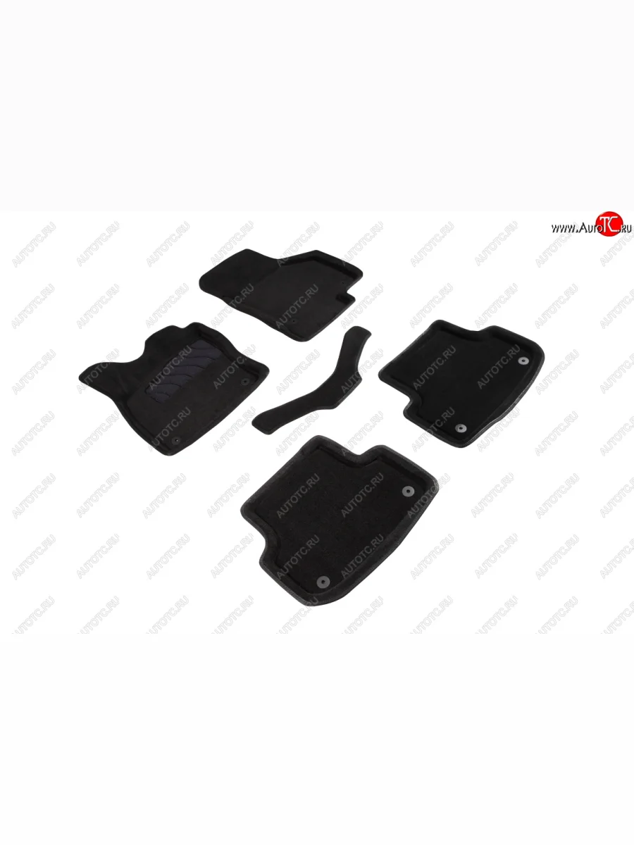 Коврики в салон (3D, ворс) SeiNtex  Audi A3 (2012-2020) 8VA хэтчбэк 5 дв. (Чёрный)  в Самаре Самарской области