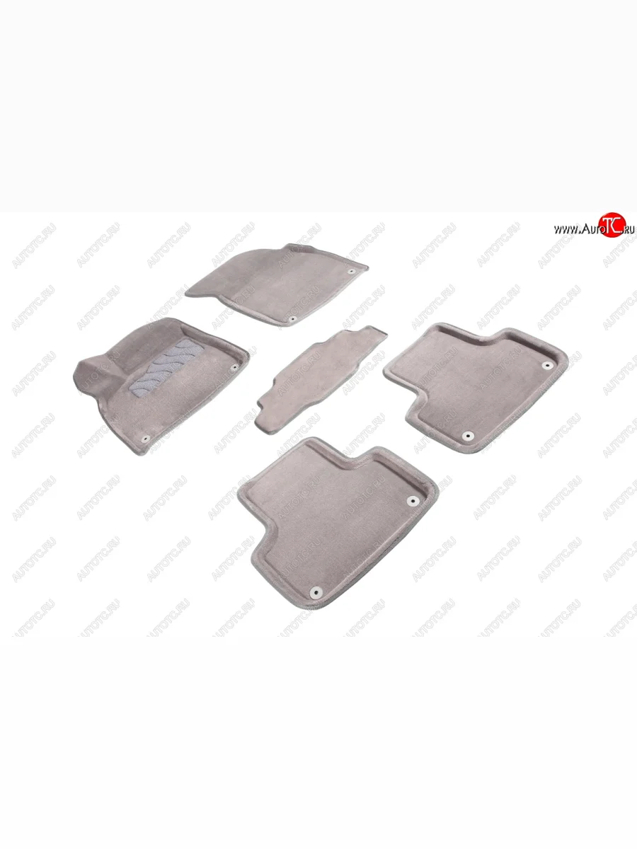 Коврики в салон (3D, ворс) Seintex Audi Q7 4M дорестайлинг (2015-2020) (Серый)  в Перми Пермском крае