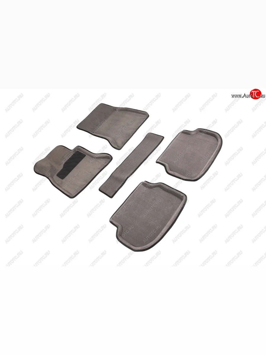 Коврики в салон (3D, ворс) Seintex BMW 5 серия F10 седан дорестайлинг (2009-2013) (Серый)  в Керчи Республика Крым