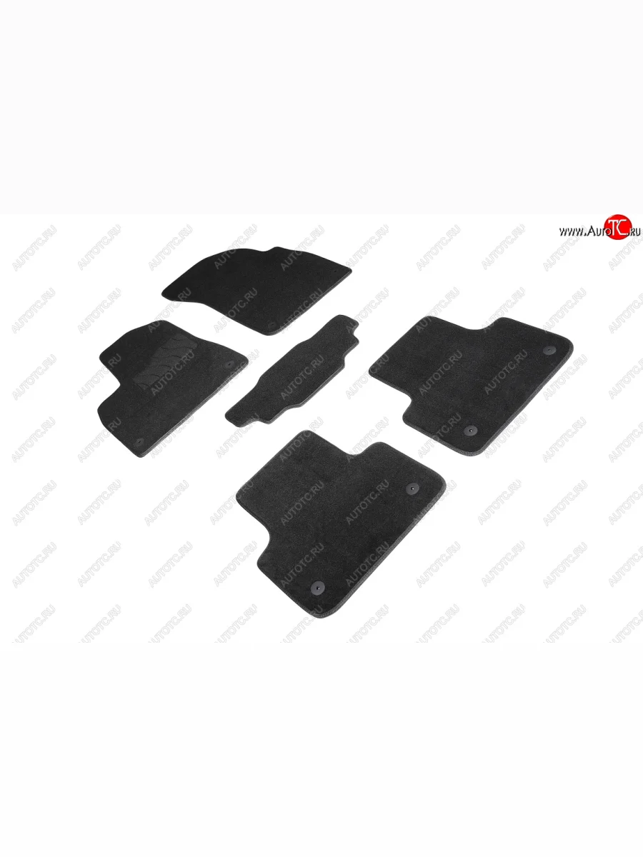 Коврики в салон (LUX, ворс) SeiNtex Audi Q7 4M дорестайлинг (2015-2020) (Чёрный)  в Керчи Республика Крым