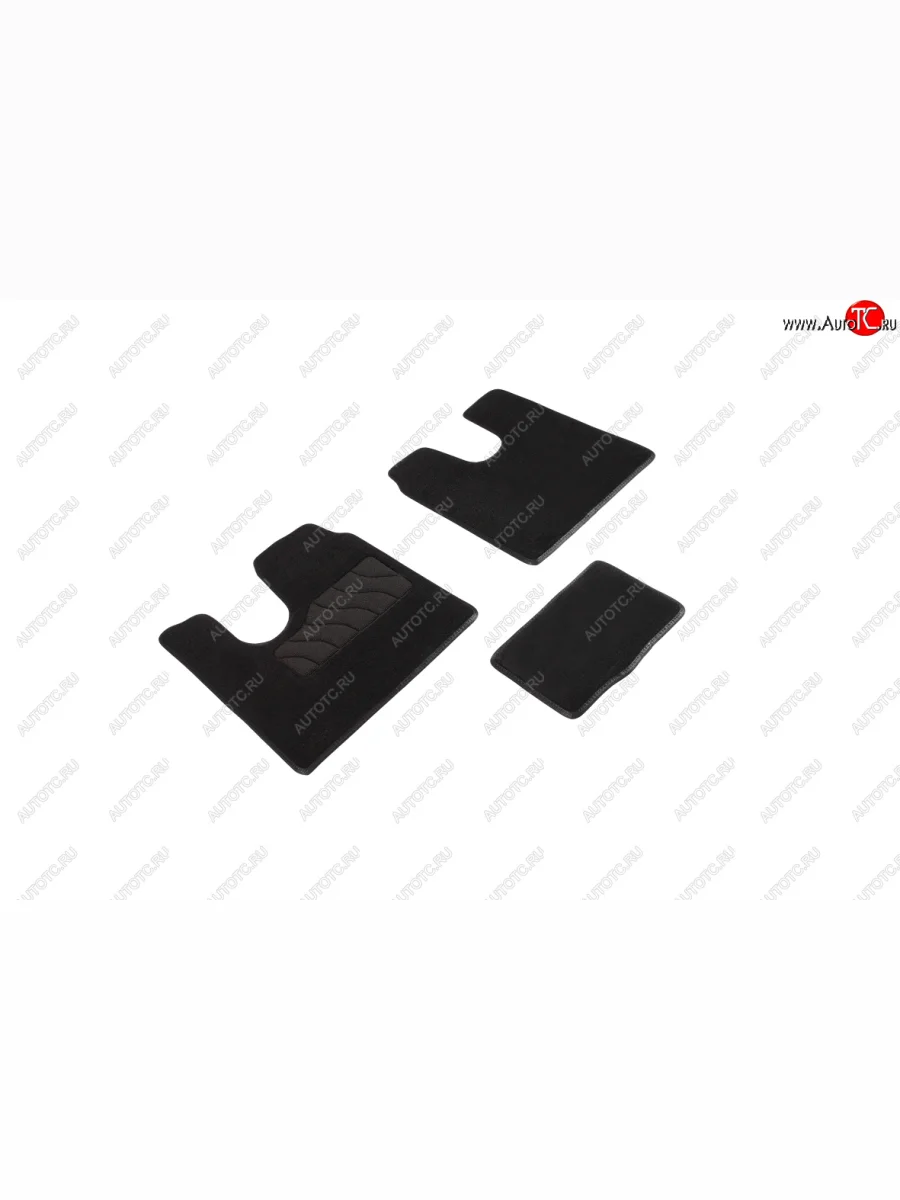 Коврики в салон (LUX, ворс) SeiNtex MAN TGA (2000-2025) (Чёрный)  в Перми Пермском крае