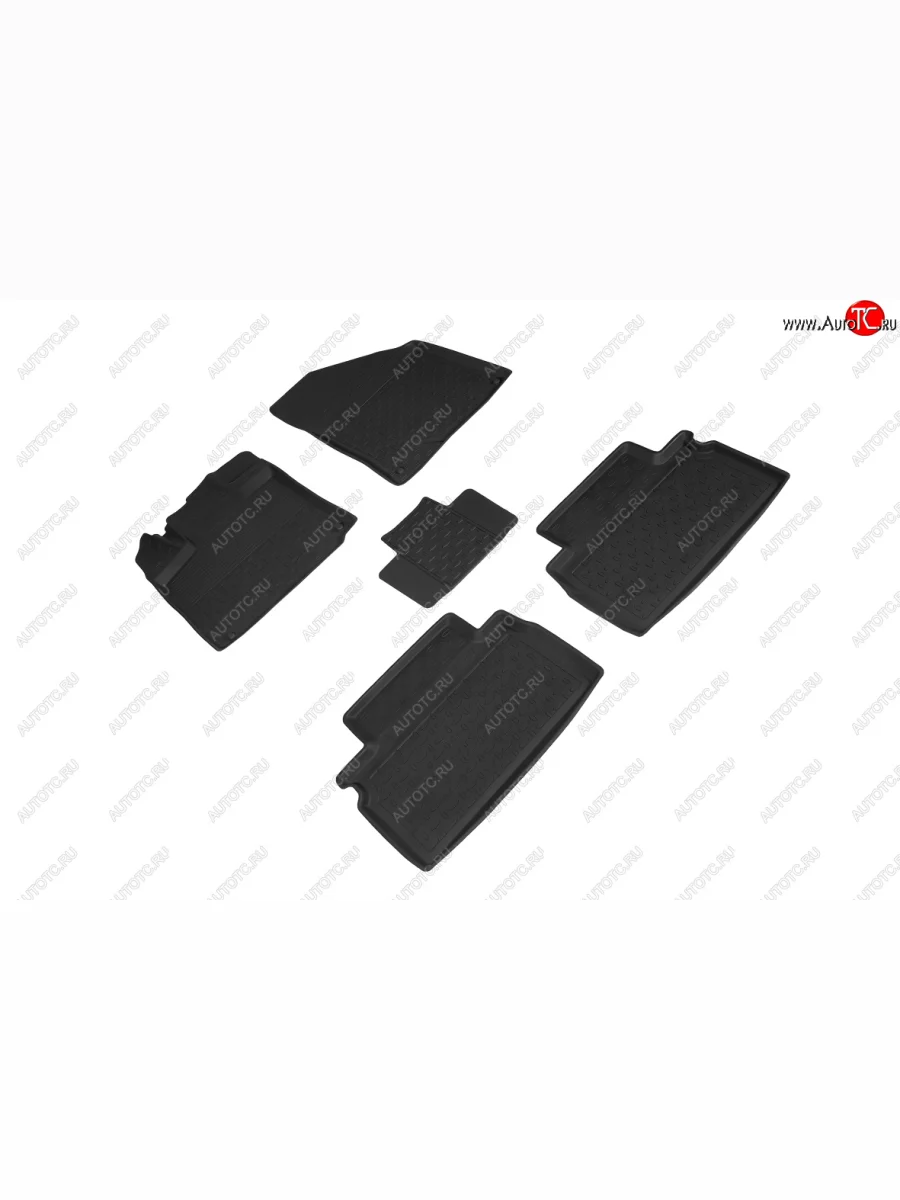 Коврики в салон (высокий борт) SeiNtex Geely Coolray SX11 дорестайлинг (2018-2023) (Чёрный)  в Керчи Республика Крым