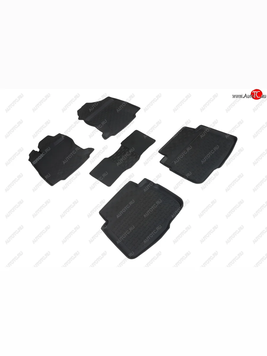 Коврики в салон (высокий борт) SeiNtex  Subaru Outback (2017-2021) BS/B15 (Чёрный)  в Самаре Самарской области