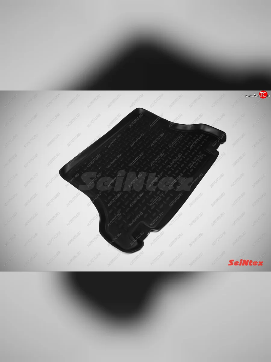 Коврик в багажник Seintex  Chevrolet Lanos (2002-2017) T100 (Чёрный)  в Воронеже Воронежской области
