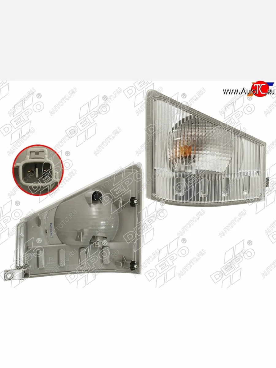 Передний правый габаритный фонарь DEPO Isuzu Elf (NPR75)  дорестайлинг (2006-2014)  с доставкой в г. Керчь