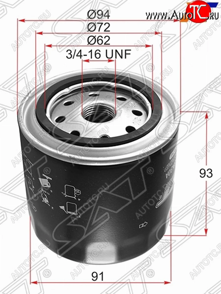 Фильтр масляный SAT Jeep Commander (2006-2010)  в Керчи Республика Крым