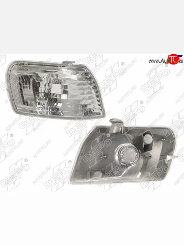 Передний правый габаритный фонарь (хрусталь) DEPO  