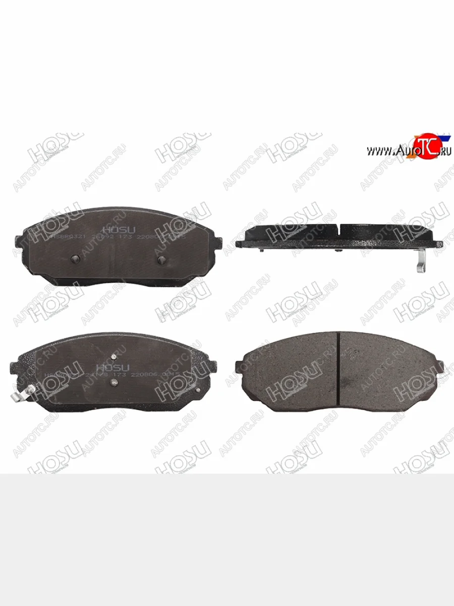 Колодки тормозные HOSU (передние) KIA Sorento BL рестайлинг (2006-2010)  в Перми Пермском крае