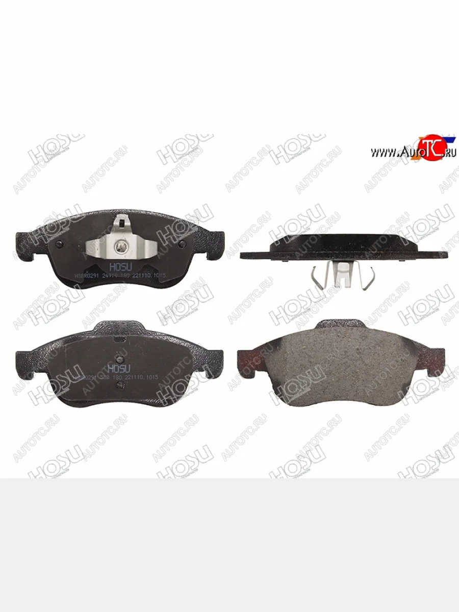 Колодки тормозные HOSU (передние) Renault Megane универсал  дорестайлинг (2008-2013)  с доставкой в г. Керчь