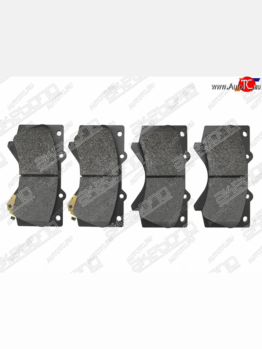 Колодки тормозные (усиленные) AKEBONO (передние) Lexus LX570 J200 дорестайлинг (2007-2012)  в Перми Пермском крае