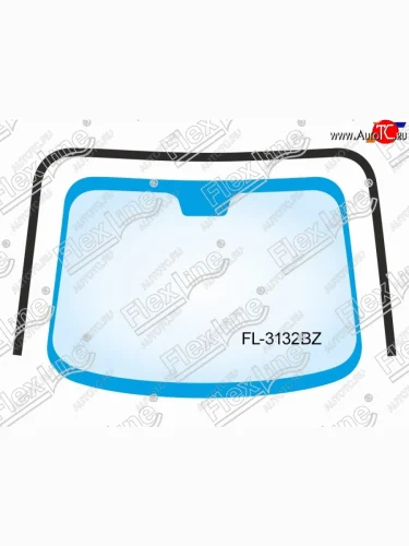Молдинг лобового стекла (П-образный) FLEXLINE KIA Forte 1 TD хэтчбек 5 дв. (2008-2013)